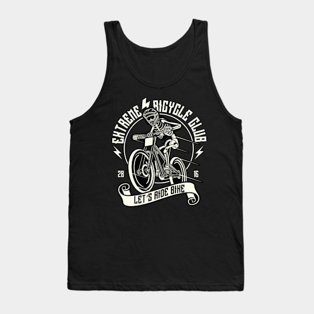 Let's Ride bike Tank Top by PaunLiviu